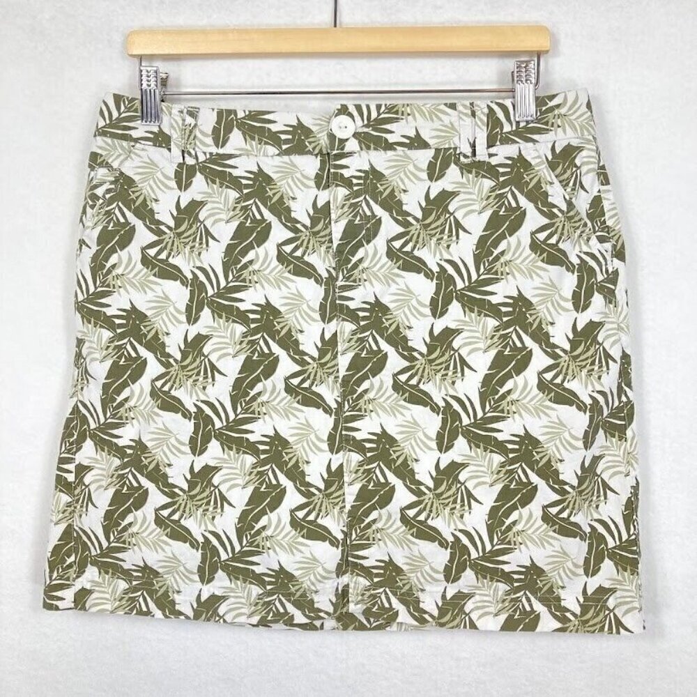 Christopher & Banks Skort Summer Coastal Grandma Beachy Tropical Vacation 6